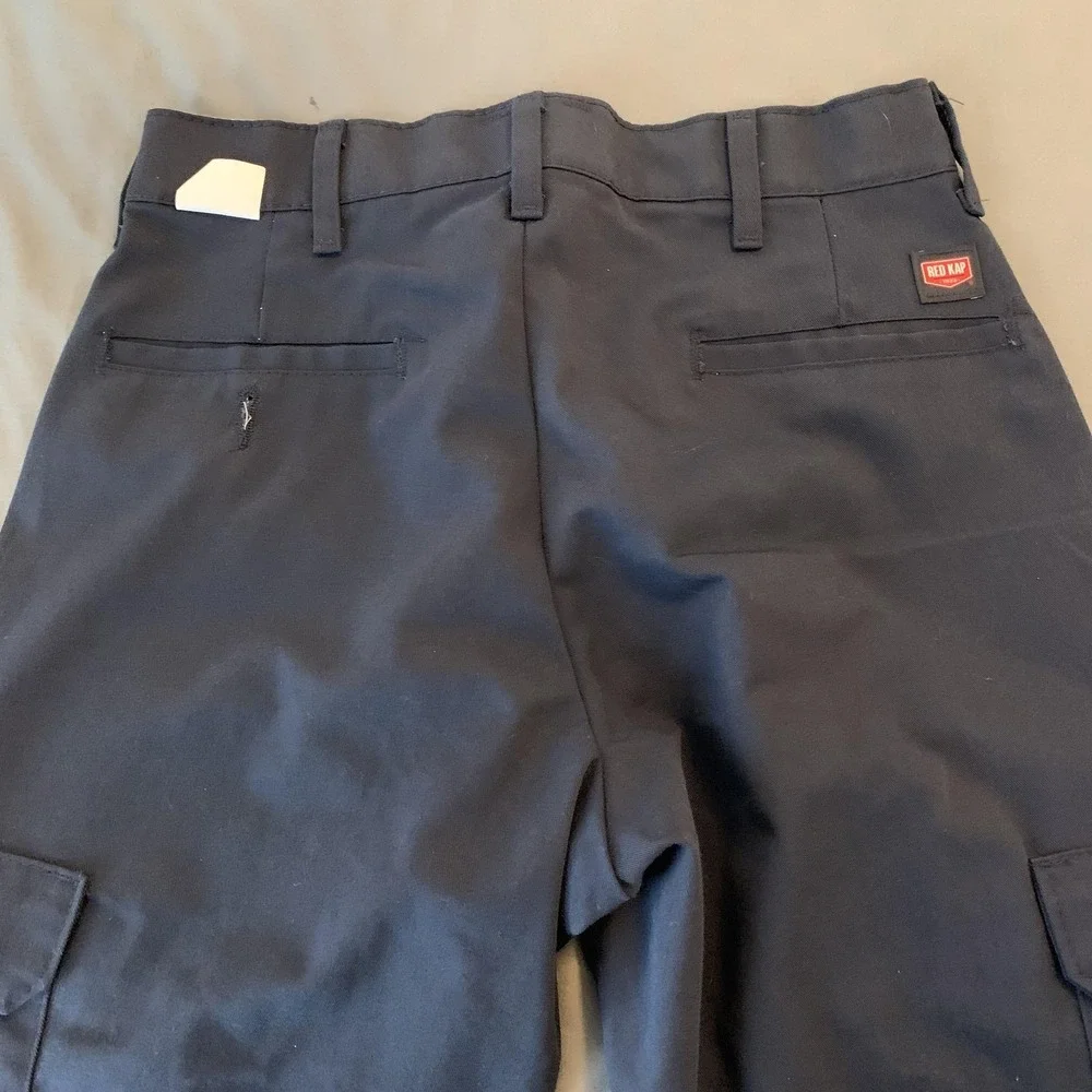 Red Kap Cargo Pants‎ Mens 30x28 Navy Workwear Straight Pockets Uniform PT88NVO